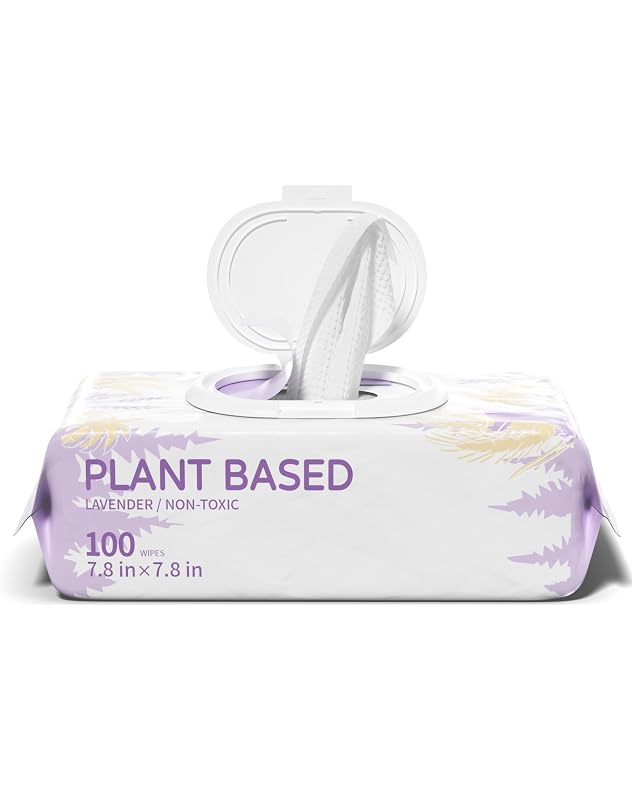 Lenços de higiene hipoalergênicos para cães com fragrância de lavanda IMMHABI, 100 unidades