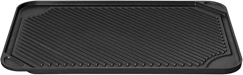 Scanpan Parrilla clásica para estufa de doble quemador de 18" x 12"