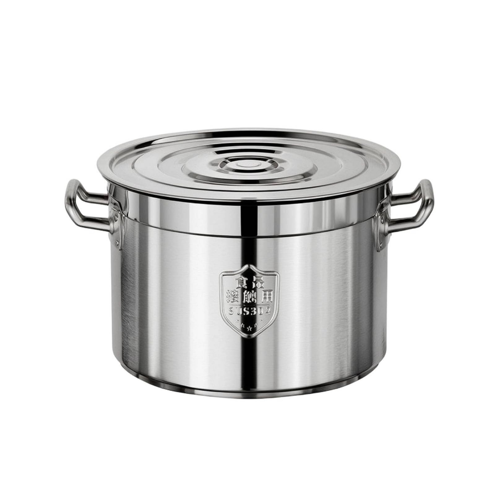 Pentola con Coperchio Capiente Pentolone Ergonomico Marmitta per Chef, Ristoratori, Ristorante, 35 22 Pentola