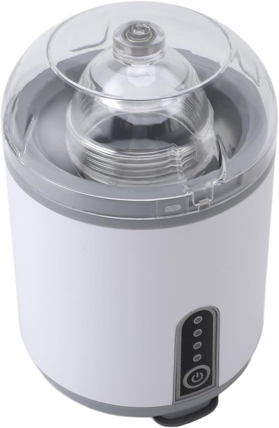 Centrifugal Electric Golden Egg Maker, 1200mAh Rechargeable Automatic Egg Yolk White Mixer, Transparent PC Lid, Anti Slip Base, for Balanced Nutrition (White)