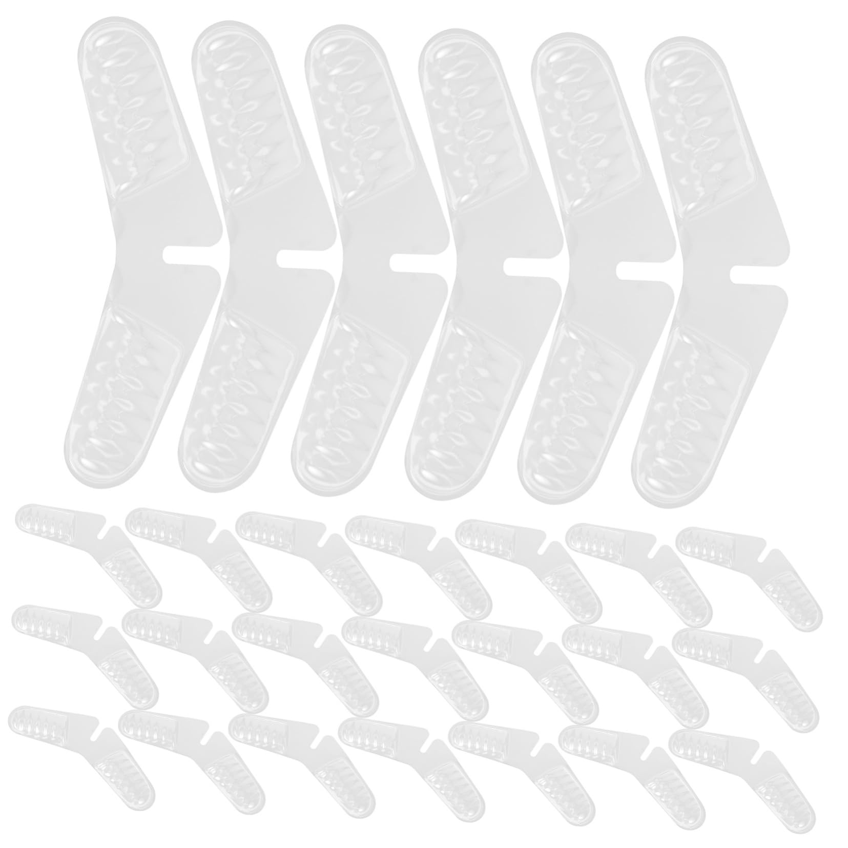 50pcs Shirt Butterfly Piece Collar Sleeveless Shirt Men Shirt Stay Dress Shirt Shirts Shirt Extender for Women Men Shirt Blouse Pvc