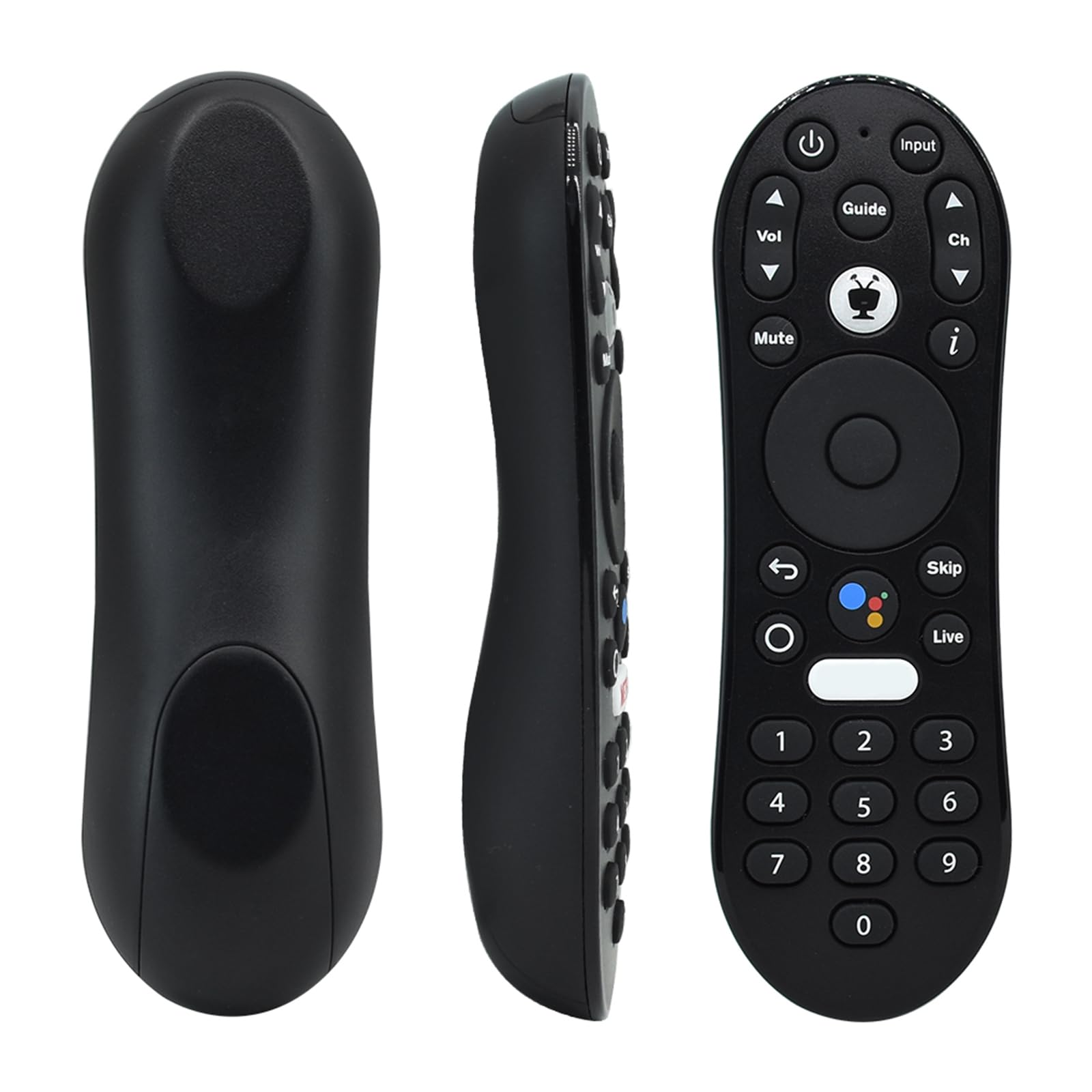 Télécommande Vocale De Remplacement R37023B Facile À Utiliser pour Appareil De Télévision Stream 4K Conception Ergonomique Télécommande Noire