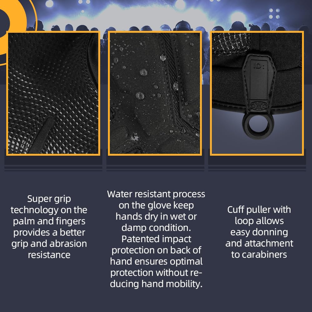 Seibertron Brevettato S.O.L.A.G 2.0 Guanti Impermeabili Touch Screen Tattici