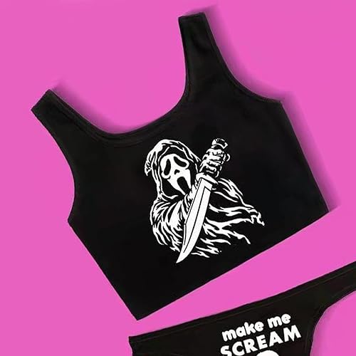 Miniatura 5 de El clásico esqueleto estampado damas trajes de baño de playa conjunto de bikini de verano traje de baño de mujer bikini conjunto de verano traje