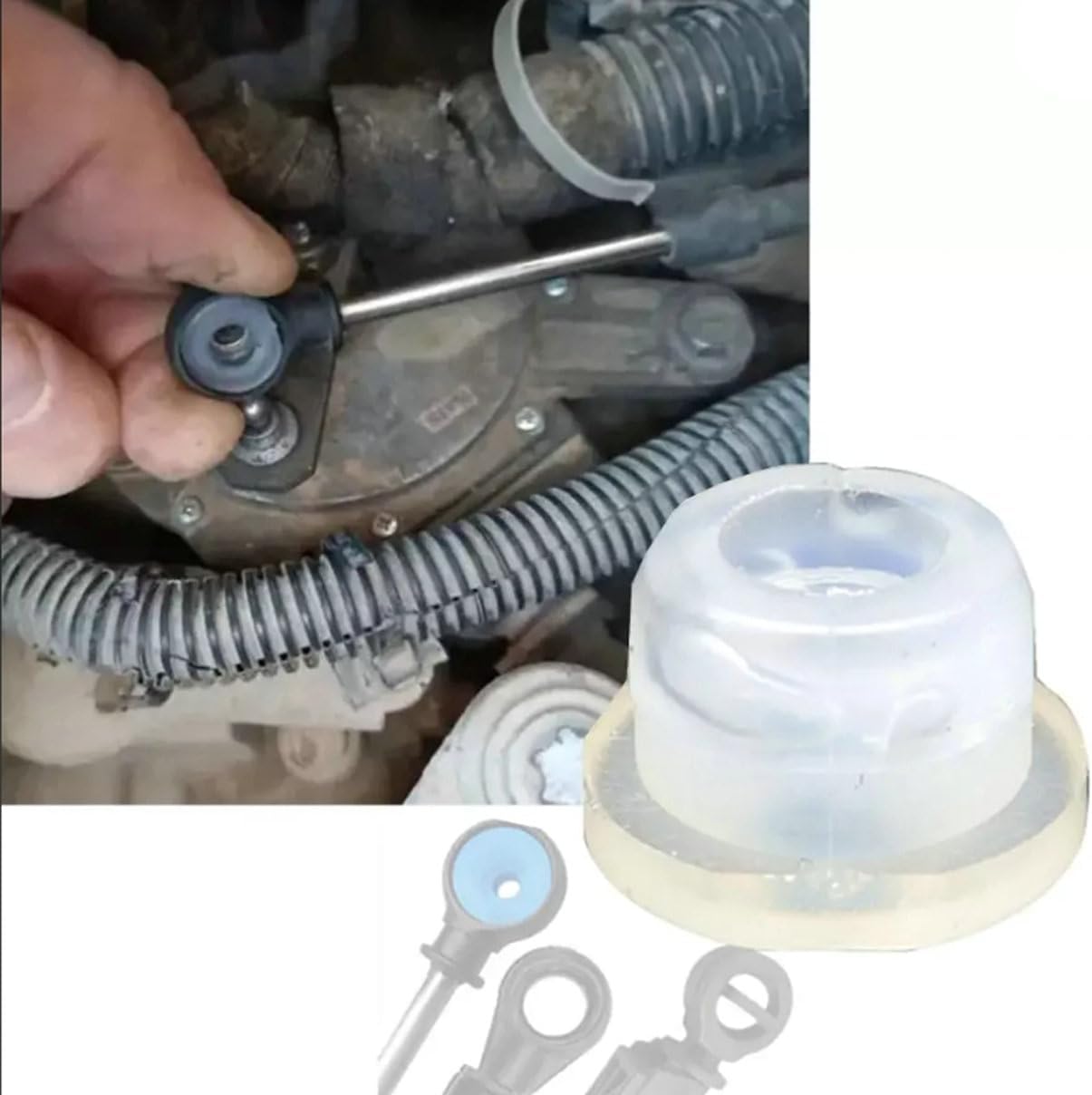 compatible with 9Pcs Gear Shifter Cable Shift Linkage Bushing Repair Kit set Compatible with Jeep Wrangler 2007-2018 Replacement DG9Z-7K340-A,4S6P-7412-AA,52104218AB,52060462AG,12569499,10347385