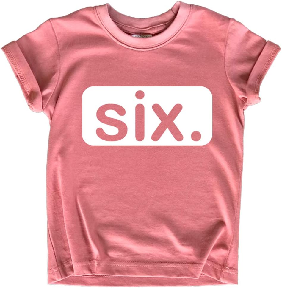 Unordinary Toddler 6th Birthday Shirt Girl Birthday Outfit for 6 Year Old Girls six Happy Sixth Gift