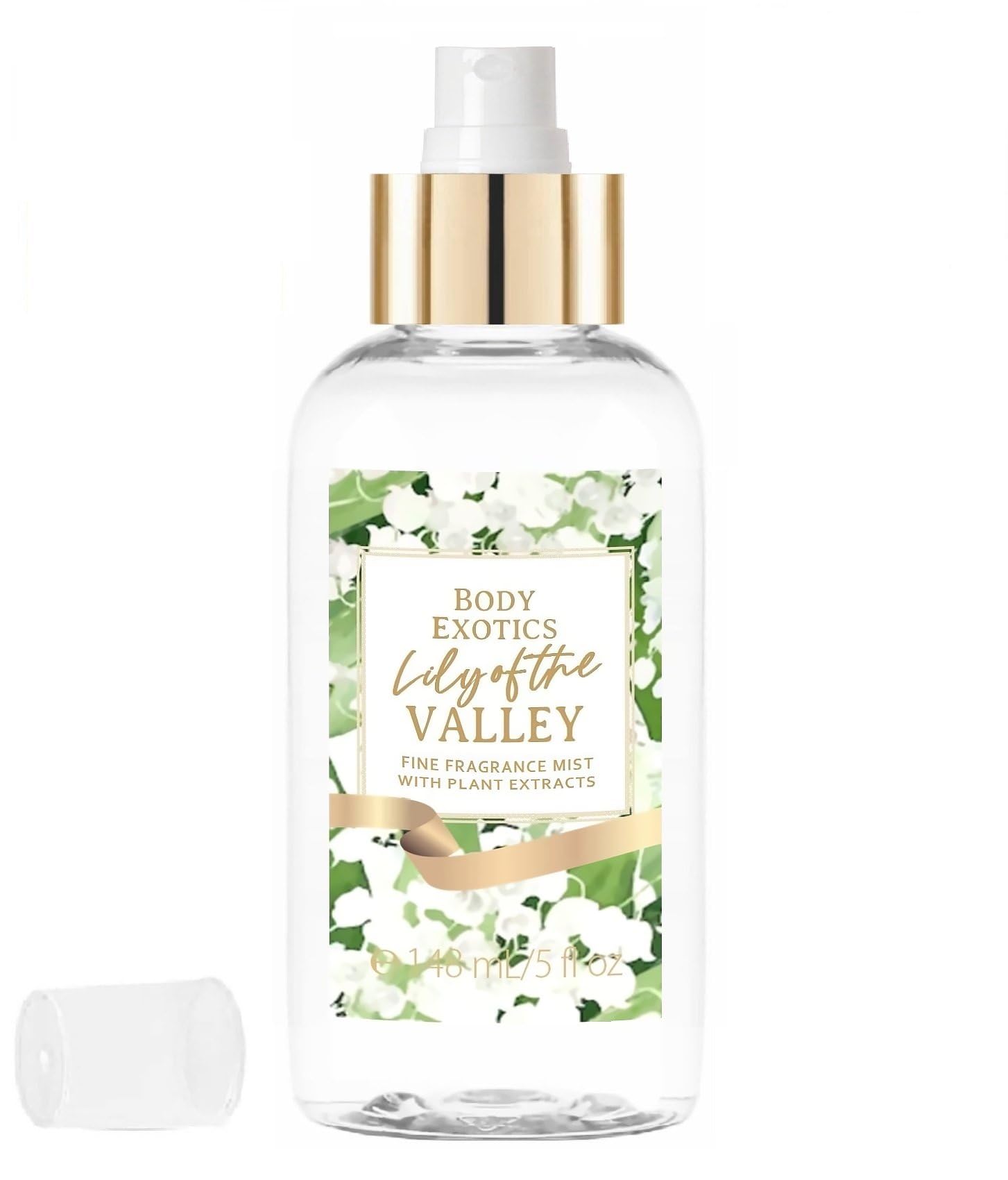 LILY OF THE VALLEY Muguet Perfume Mist 5 Fl Oz - the Delicate, True Scent of Lily of the Valley with Plant Extracts - Great gift or stocking stuffer