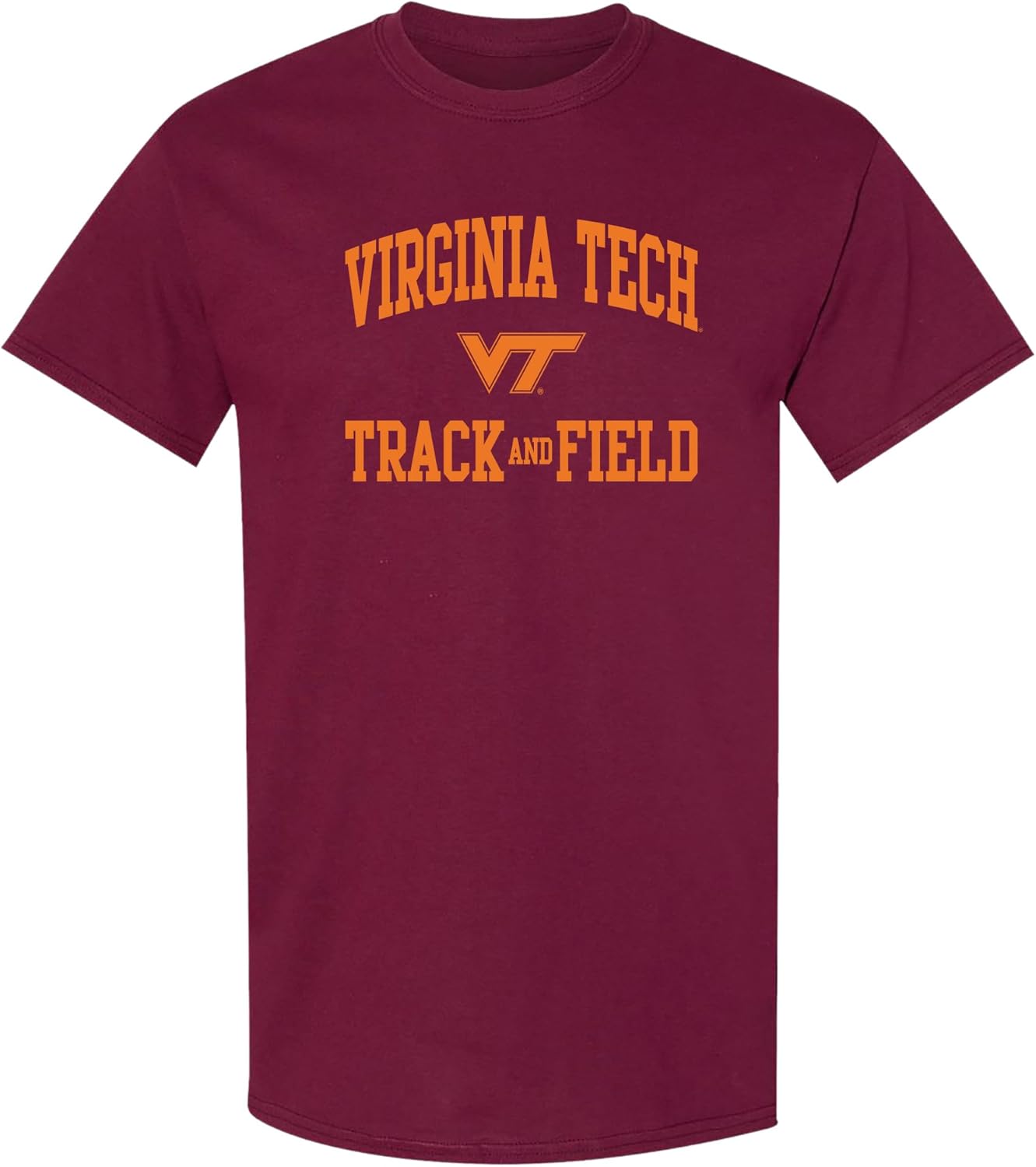 NCAA Arch Logo Track & Field, Team Color T Shirt, College, University