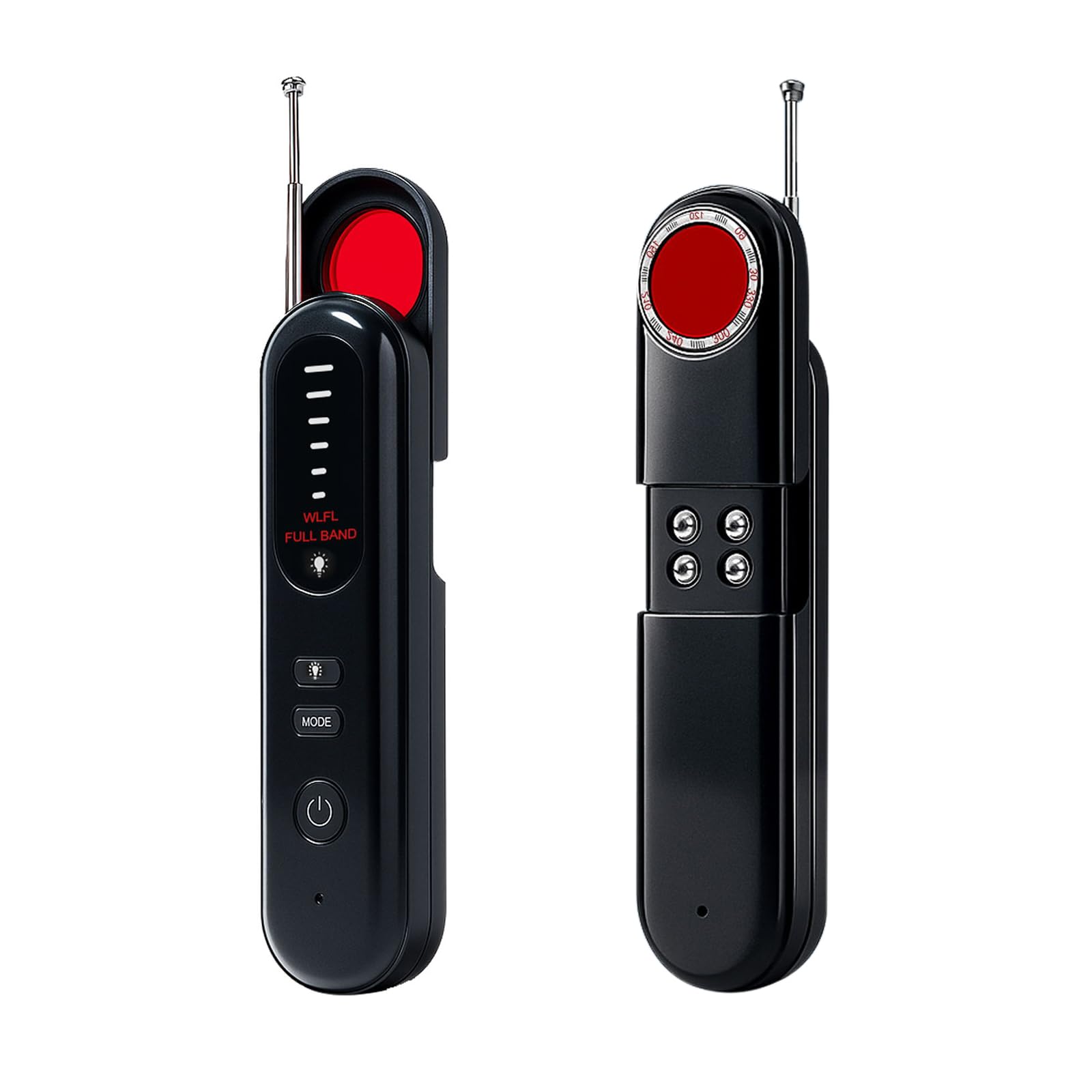 KVNTOOLS Hidden Camera Detector Hidden Bug and Camera Detector GPS Detector, Hidden Device Detector for Travel,Hotels,Home,Office,6 Levels Sensitivity