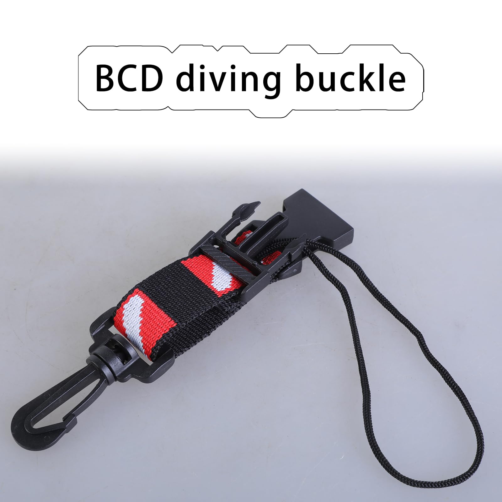 XUZHID Strap Safety Clip?Diving Flags Webbing Flippers Profession Diving Holder Strap Diving Flags Strap Diving Webbing Strap Scubas Diving Clip