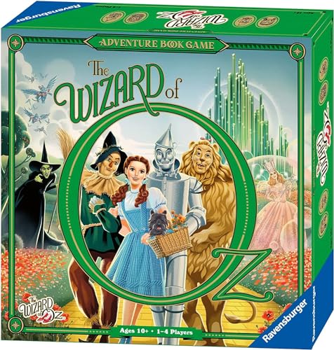 Ravensburger The Wizard of Oz Adventure Book - Juegos de Mesa de Estrategia Familiar para niños y Adultos de 10 años en adelante, de 1 a 4 Jugadores