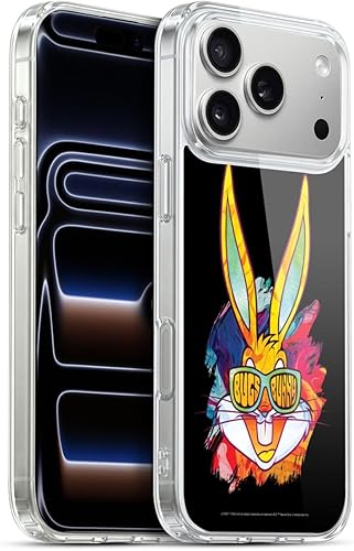 Miniatura 186 de Head Case Designs Funda de gel suave con licencia oficial de Looney Tunes Retro Bugs Bunny compatible con Apple iPhone 11 Pro Max Retro,Blanco y