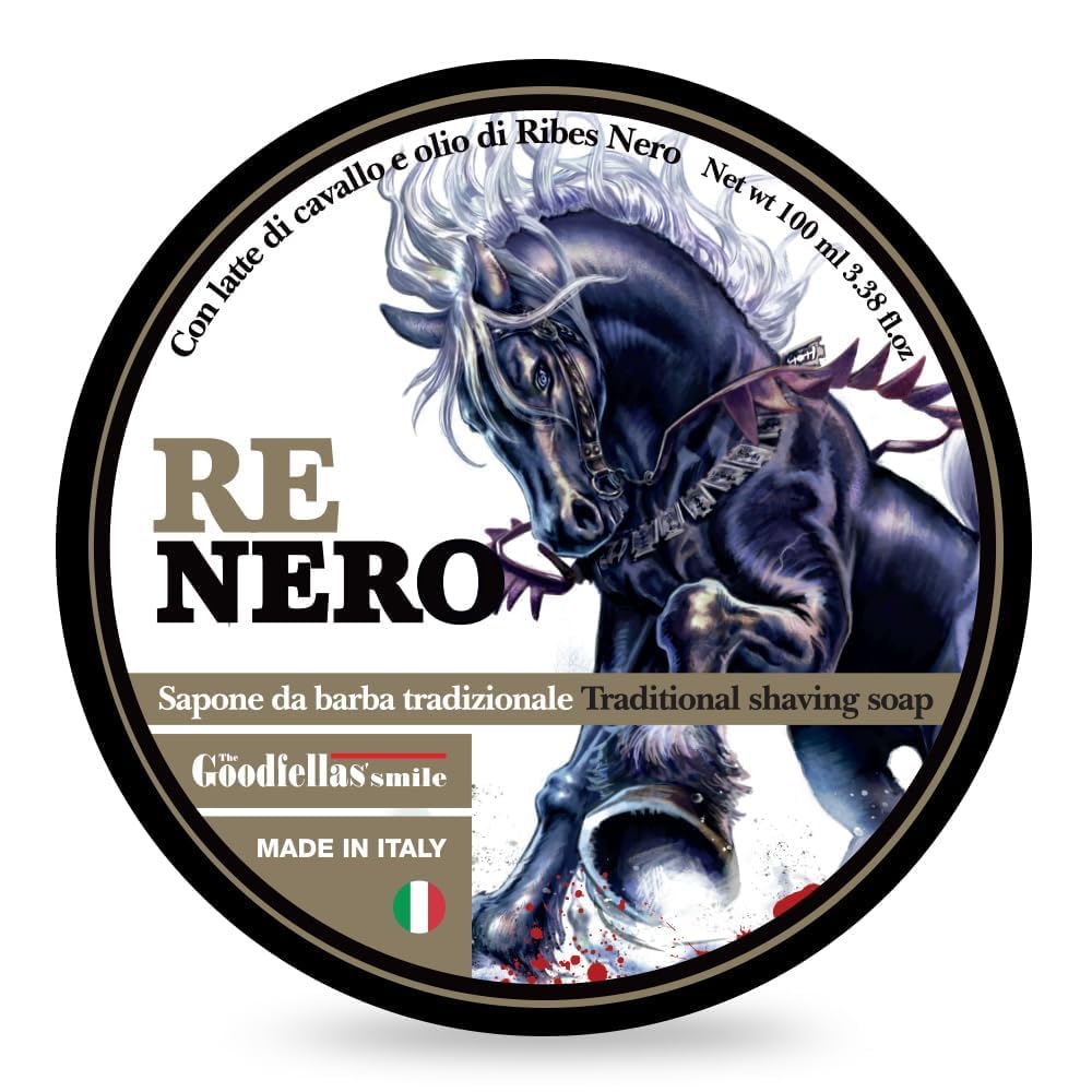 Goodfellas' Smile Nero Shaving Soap, Made in Italy