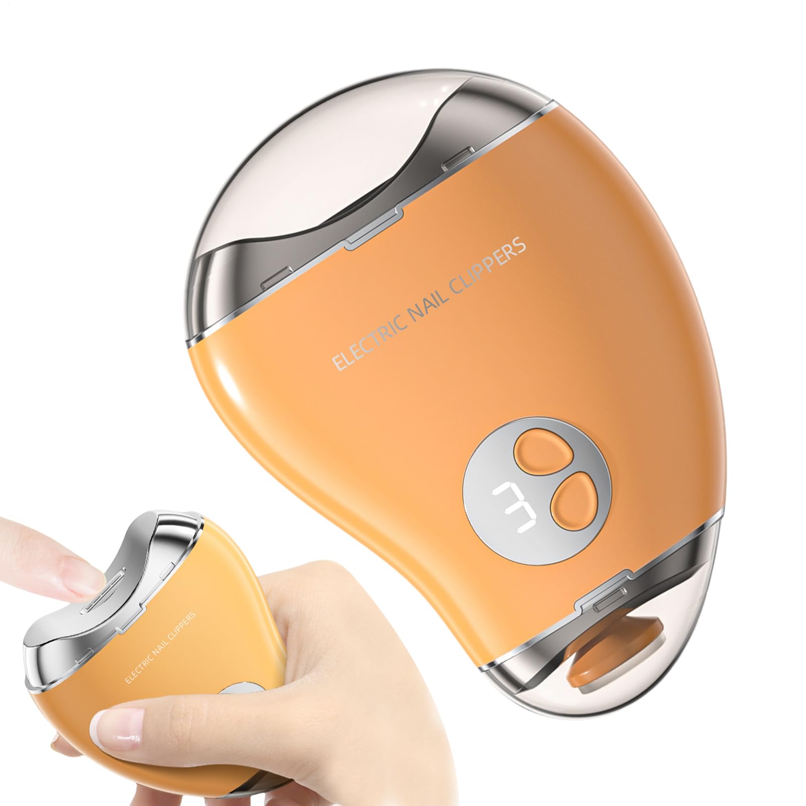 Toe Nail Trimming Cutter Electric 3-Speed Double-Head Mango Shape
