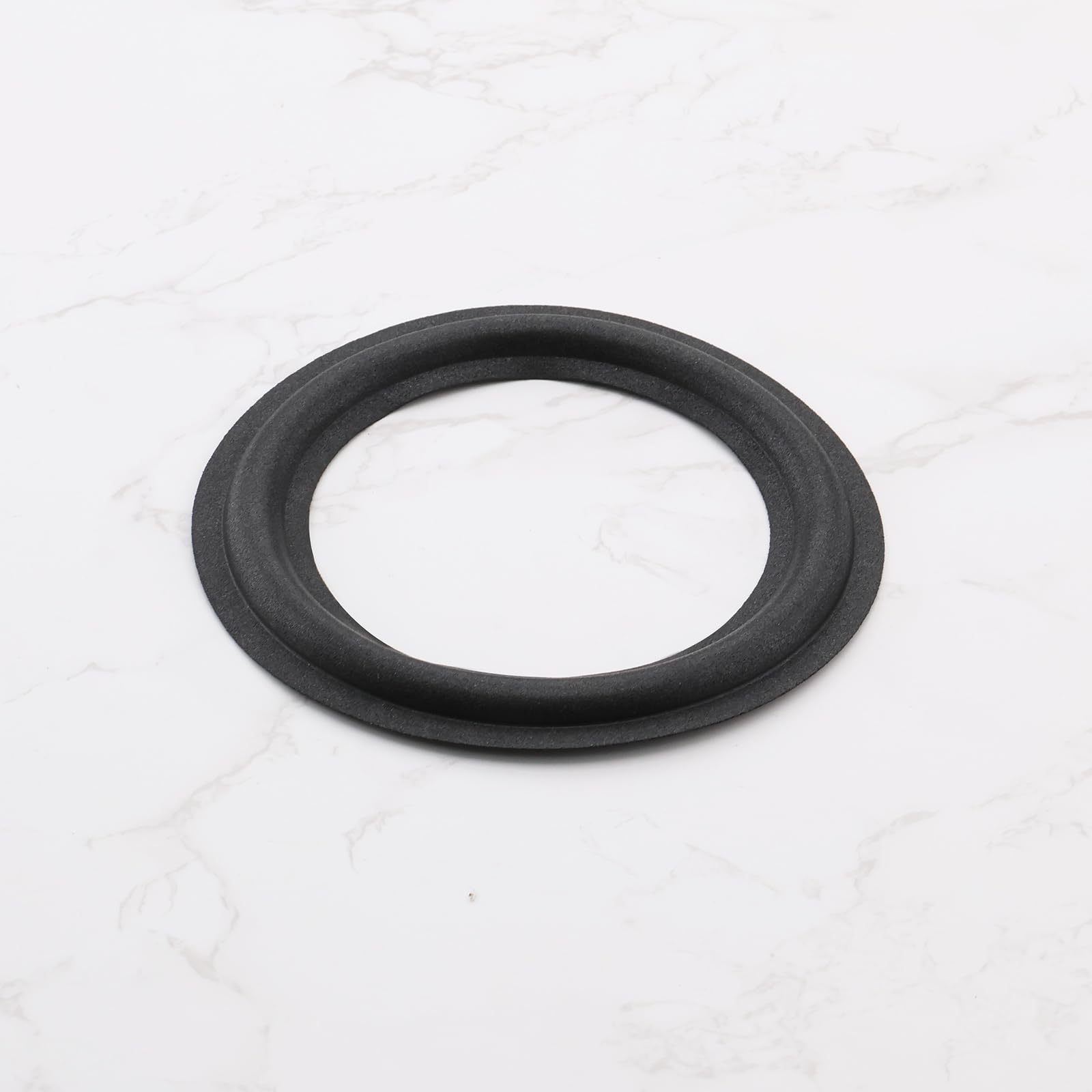 Kit riparazione altoparlanti 16,5 cm, bordo in schiuma, 4 pezzi, diametro interno 106 mm, diametro esterno 152,7 mm, nero