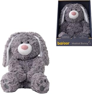 Musical Bunny Plush Toy – 12 Minutes of Classical & Folk Lullabies for Baby Sleep, Soft Stuffed Animal Sleep Soother, Lullaby Gift for Newborns, Toddlers, Girls & Boys 0+ Months