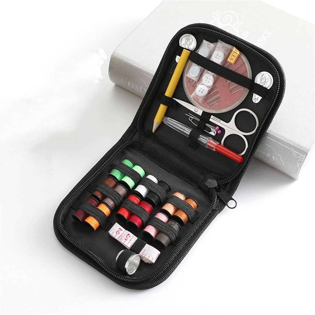 Kit de Costura para el hogar, Caja de Costura Manual, Kit de Costura de Viaje, Kit de Costura Multifuncional
