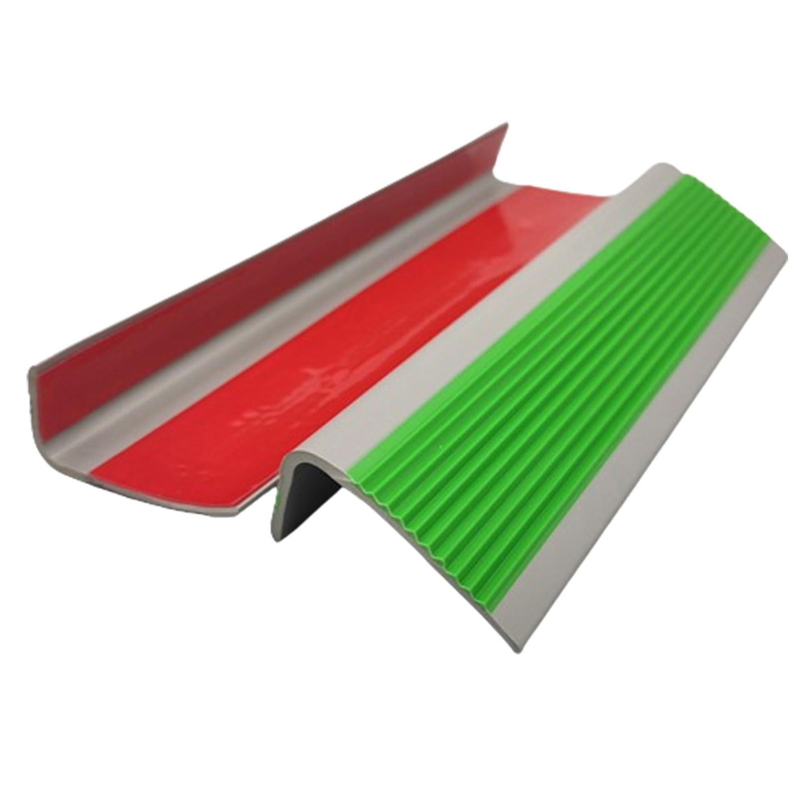 L Sd Eckenschutz für Treppen, selbstklebendes PVC, Ed-Profil, sicherer Schutz für Familie und Freunde, ideal für Treppen, Grün, 5 x 2,5 cm x 1,5 m