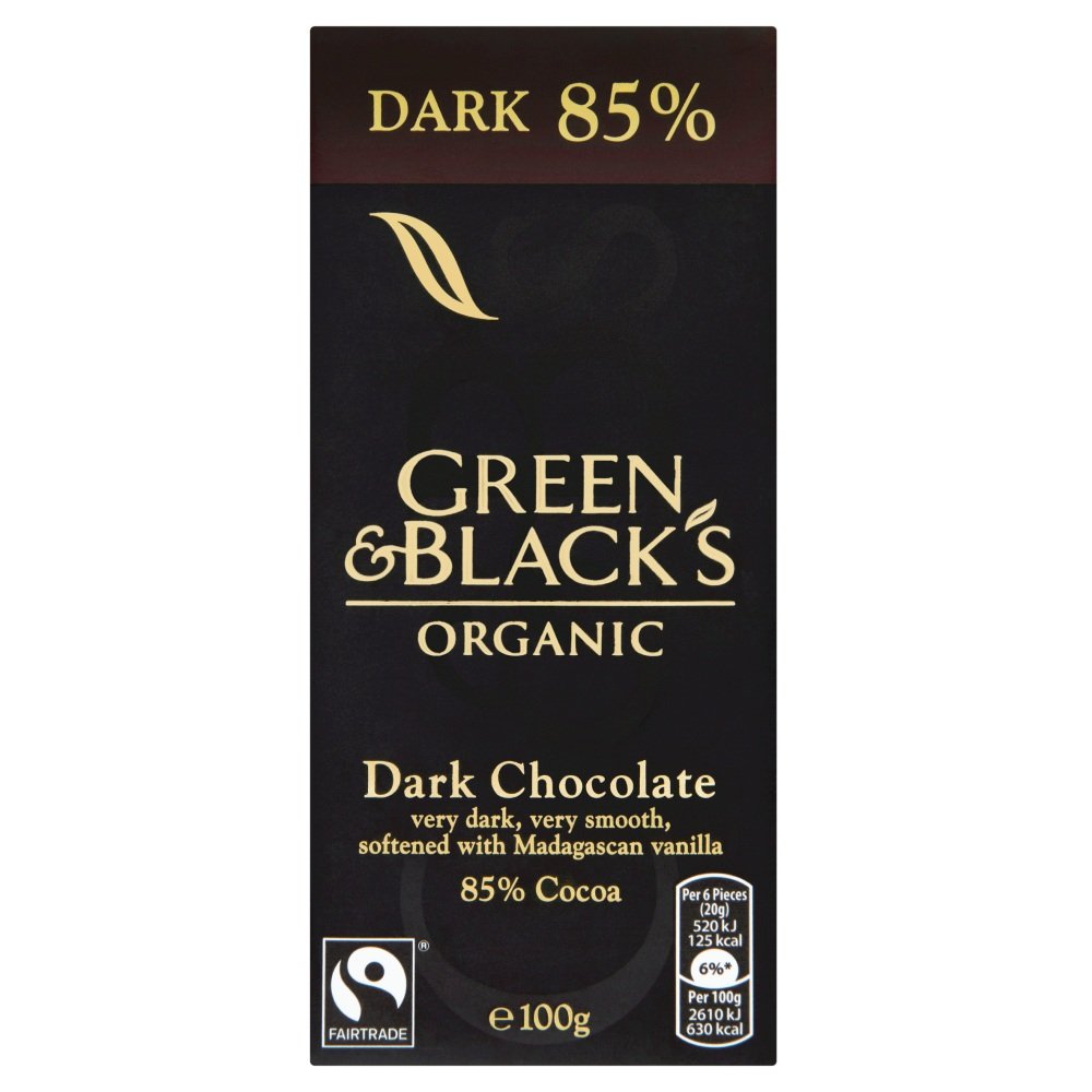 Green & Blacks Dark Chocolate 85% Cocoa, 3.5 Ounce (Pack of 6)