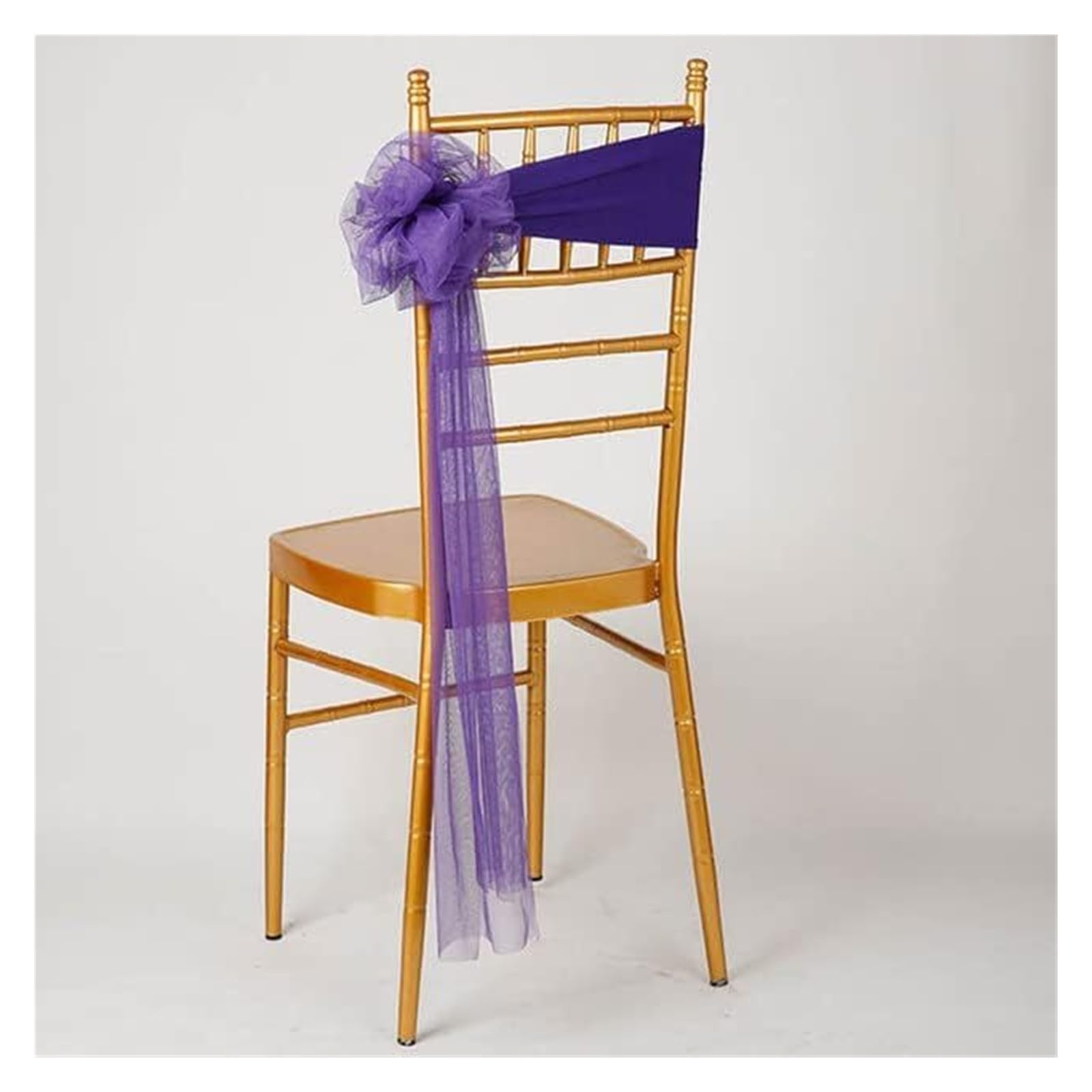 Cintura con Fiocco for Sedia in Tessuto Organza