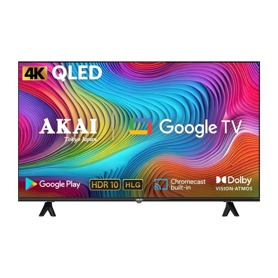 AKAI 65 Inch 4K Ultra HD Smart QLED TV (164 cm) | Atmos Sound
