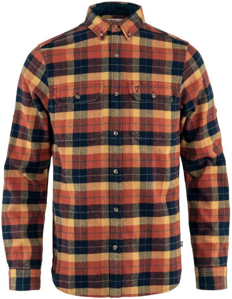 Fjällräven Singi Heavy Flannel Button Up Men's Shirt