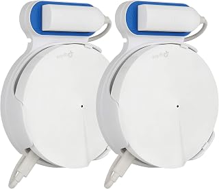 BANGCHEER Wi-Fi Wall Shelves, Cable and Power Line Storage Boxes for TP-Link Deco M5, Suitable for Sorting Home Wi-Fi Routers, Wall Mounts That are Easy to be Installed on The Celling (Blue-2Pack)