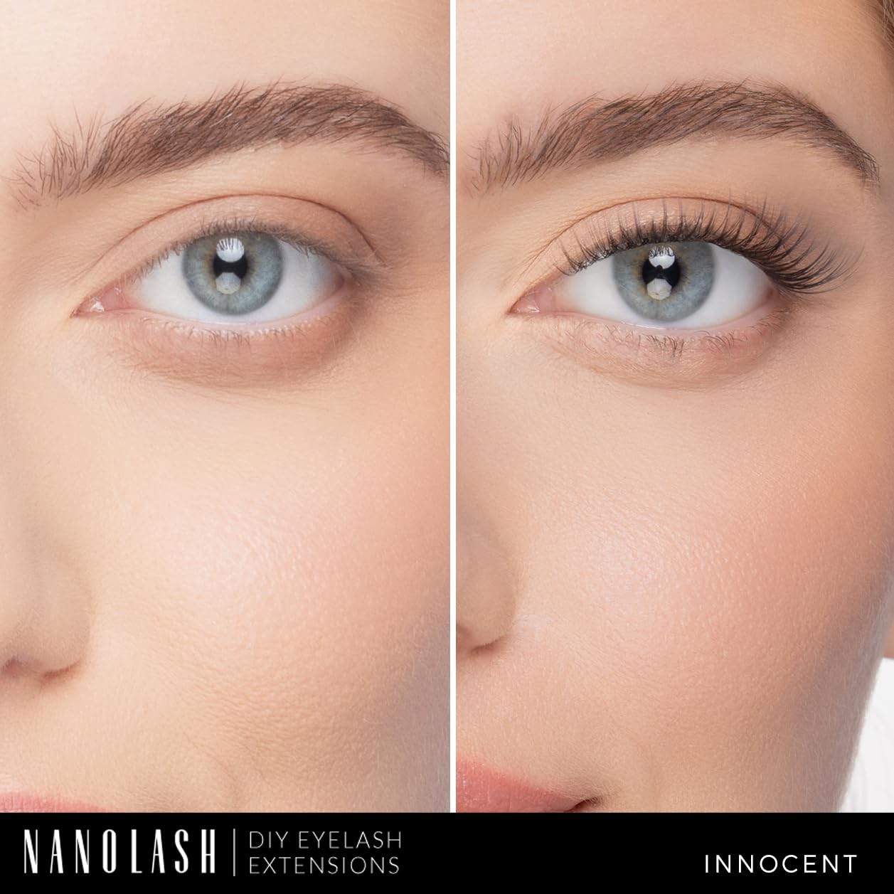 Nanolash DIY Eyelash Extensions 36 pcs, cluster lashes DIY - Image 2