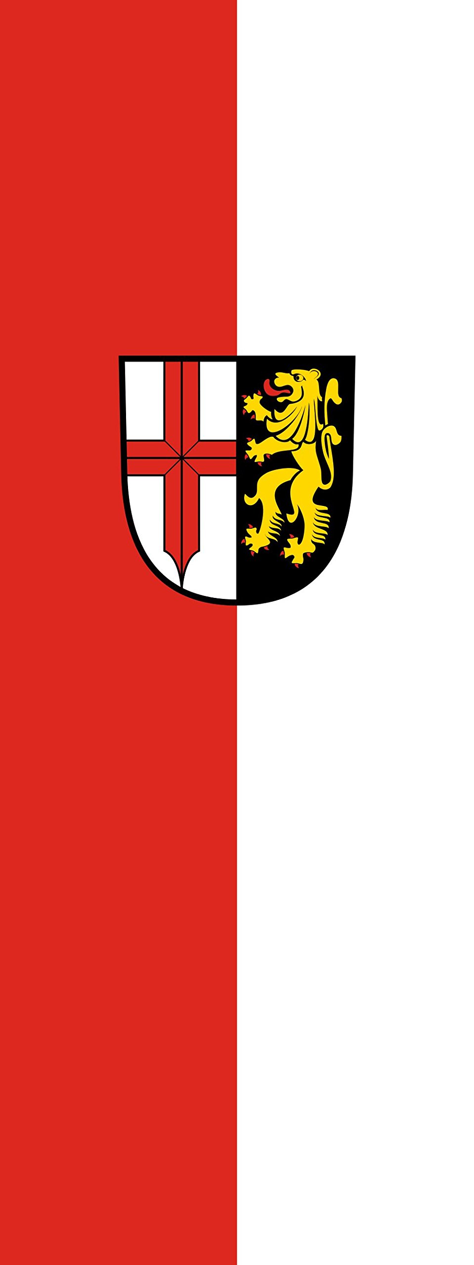 Drapeau Edingen-Neckarhausen de 6m² idéal pour pavoiser vos cérémonies de jumelage