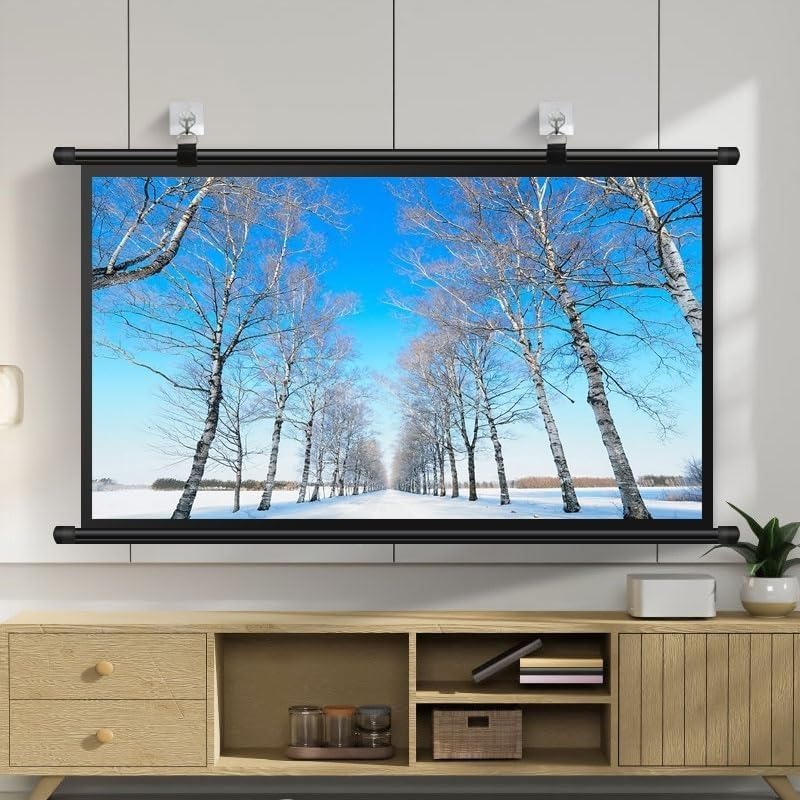 Pantalla de proyector manual portátil 50" 4:3 HD