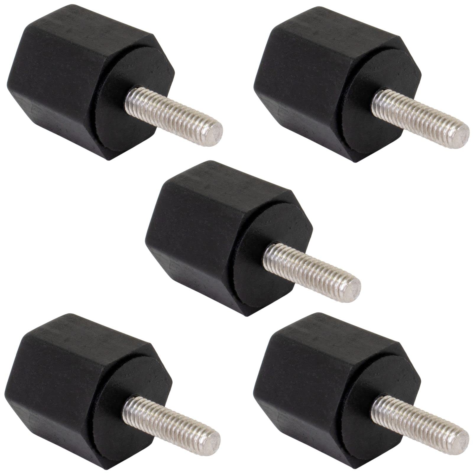 IMM 5-Pack Replacement for Hoshizaki 415949G11 Black Thumbscrew