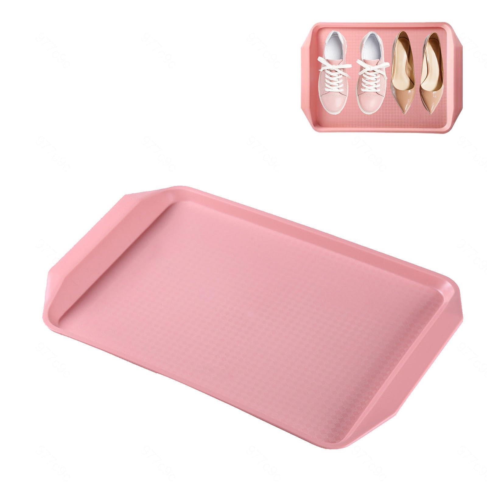 Boot Mat 3 Pack Boot Trays Drip Mat for Garden, Bedroom, Entrance Area, Garage Boot Trays for Entryway,Pink