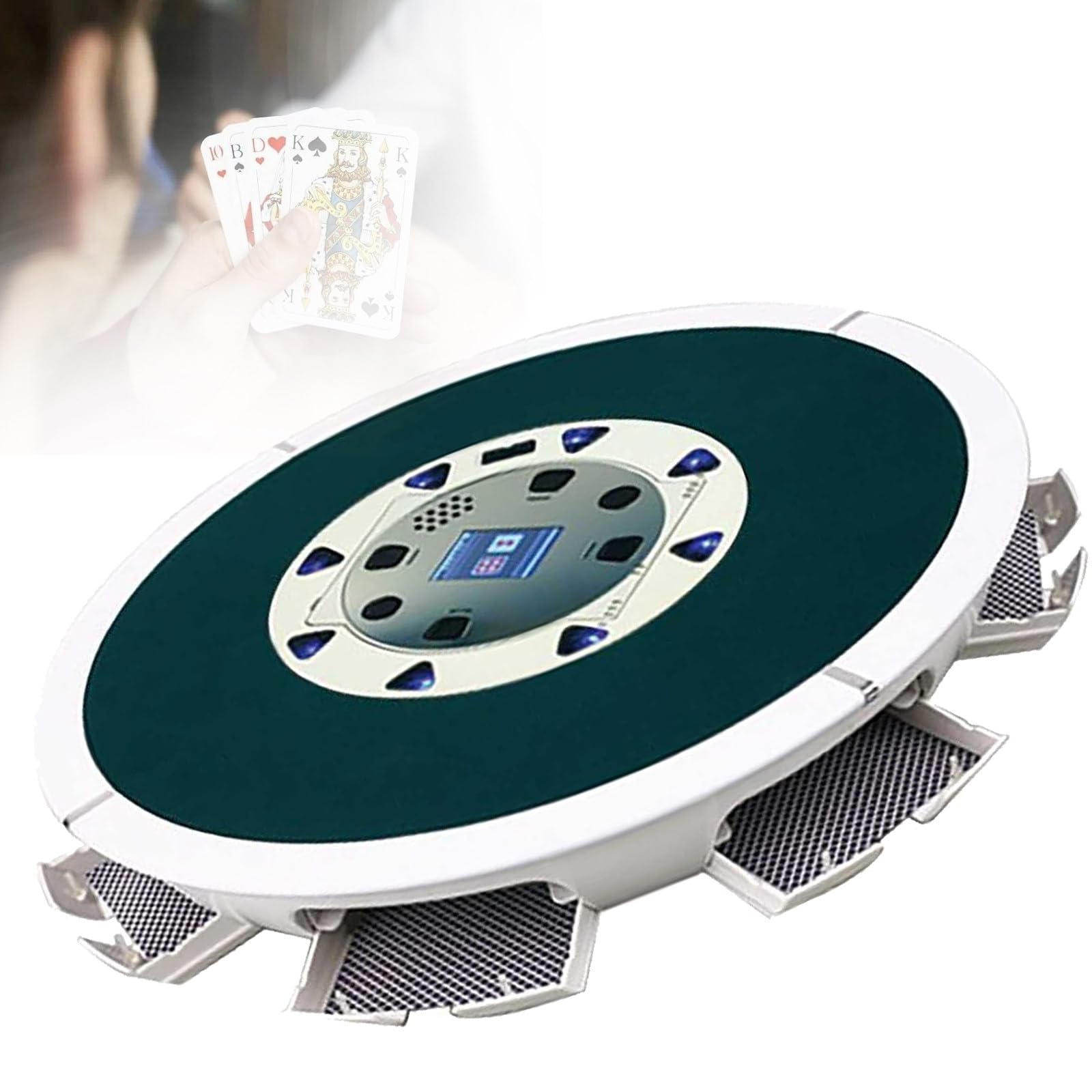 SpAnn Distributore automatico di carte da gioco, mescolatore di carte, adatto per giochi da 2-8 persone, per club di feste in campeggio in camera da letto, poker per feste in famiglia