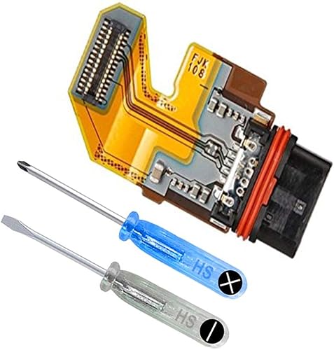MMOBIEL Connettore Dock Compatibile con Sony Xperia E6693 E6653 Porta Ricarica Micro con Cavo Flessibile incl  cacciaviti