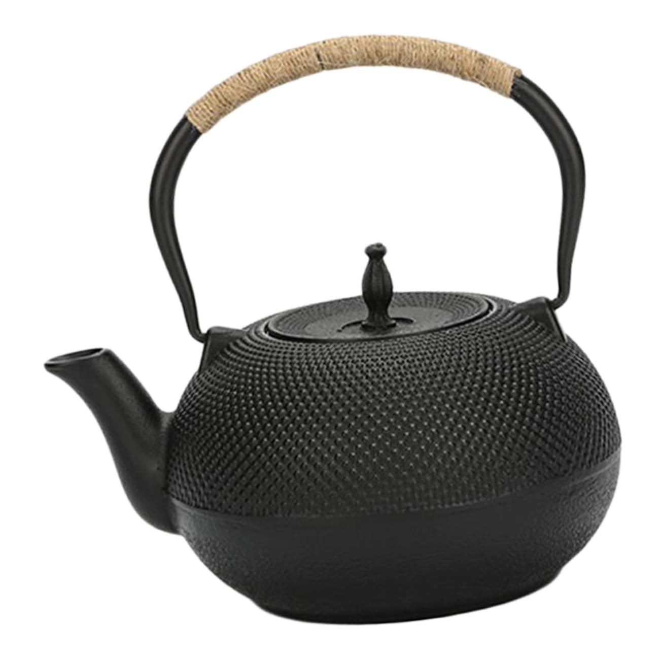 Alipis Tetera De Hierro Fundido Sin Revestimiento Tetera De Hierro Retro De Sobremesa Vintage Para Infusiones De Té