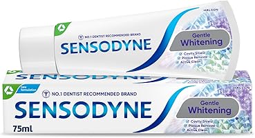 Sensodyne Toothpaste Sensitive Daily Care, Gentle Teeth Whitening Toothpaste for Everyday Care, 75ml