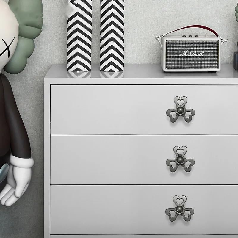 Creative Rotatable Furniture Handle Poignee Meuble Cabinet Knobs and Door Cupboard Drawer Kitchen Pull Rotating Gyro Handle 1Pcs (Color : Gold)