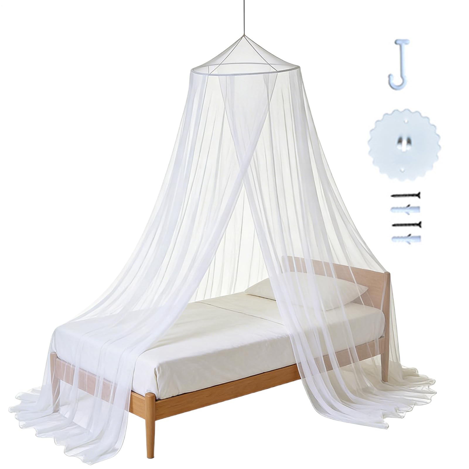 Cortinas de dosel exclusivas con toldo protector suave para casa y techo
