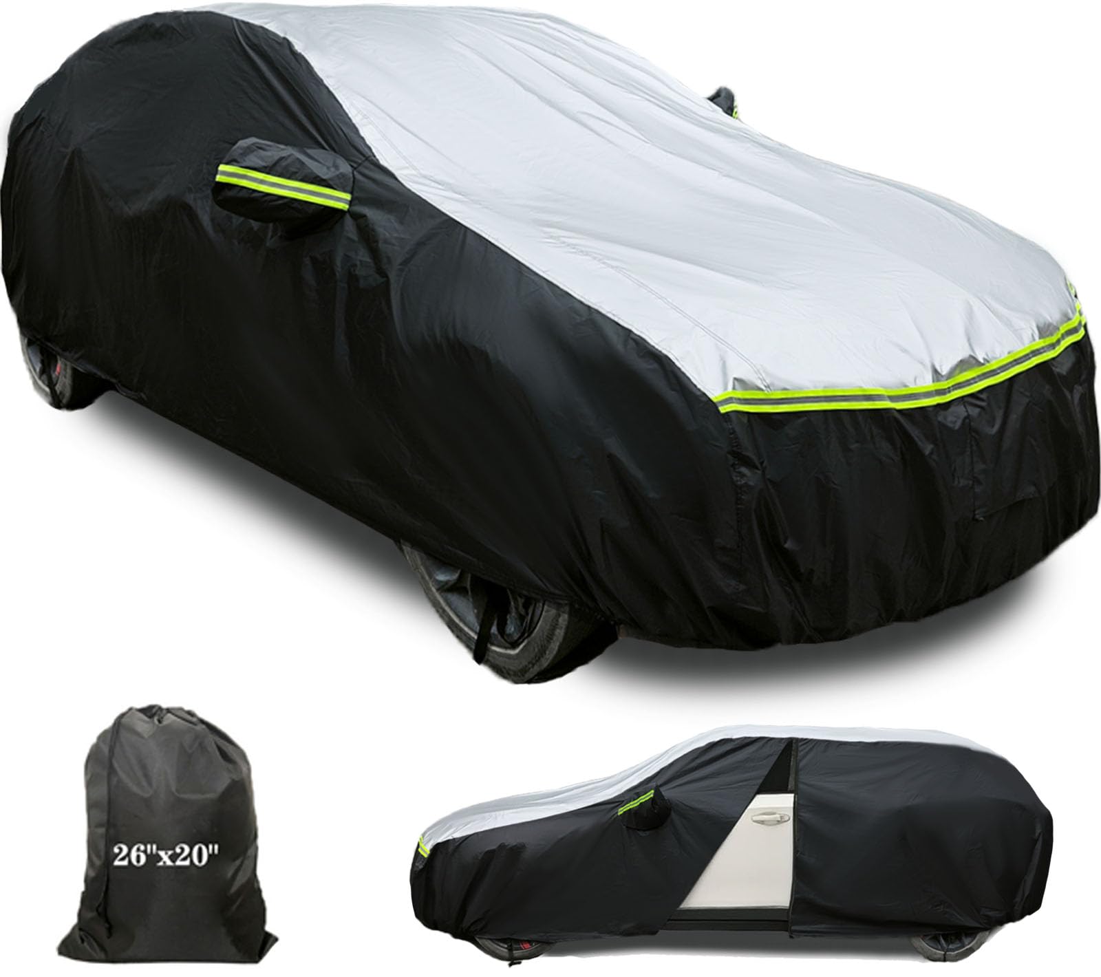 Photo 1 of Generic SUV Car Cover - All Weather Waterproof, Black/Silver