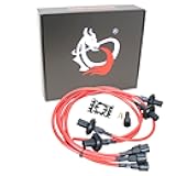 AIP Electronics Dragon Fire Race Series High Performance Ignition Spark Plug Wire Set Compatible with 1950-1979 Volkswagen Beetle GHIA Thing Bug and Transporter OEM Fit PWJ114