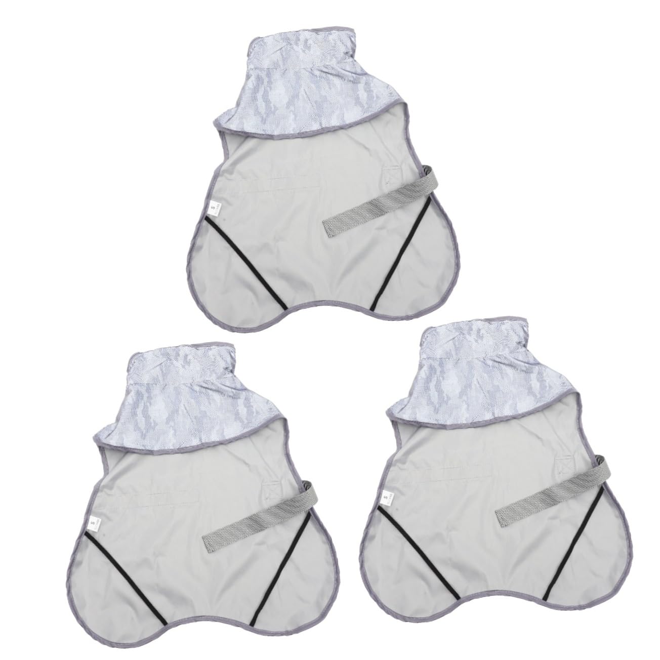 FOMIYES Lot De 3 Manteaux De Pluie pour Petits Chiens Matériau Respirant Réfléchissant Facile À Garde Votre Animal Sec