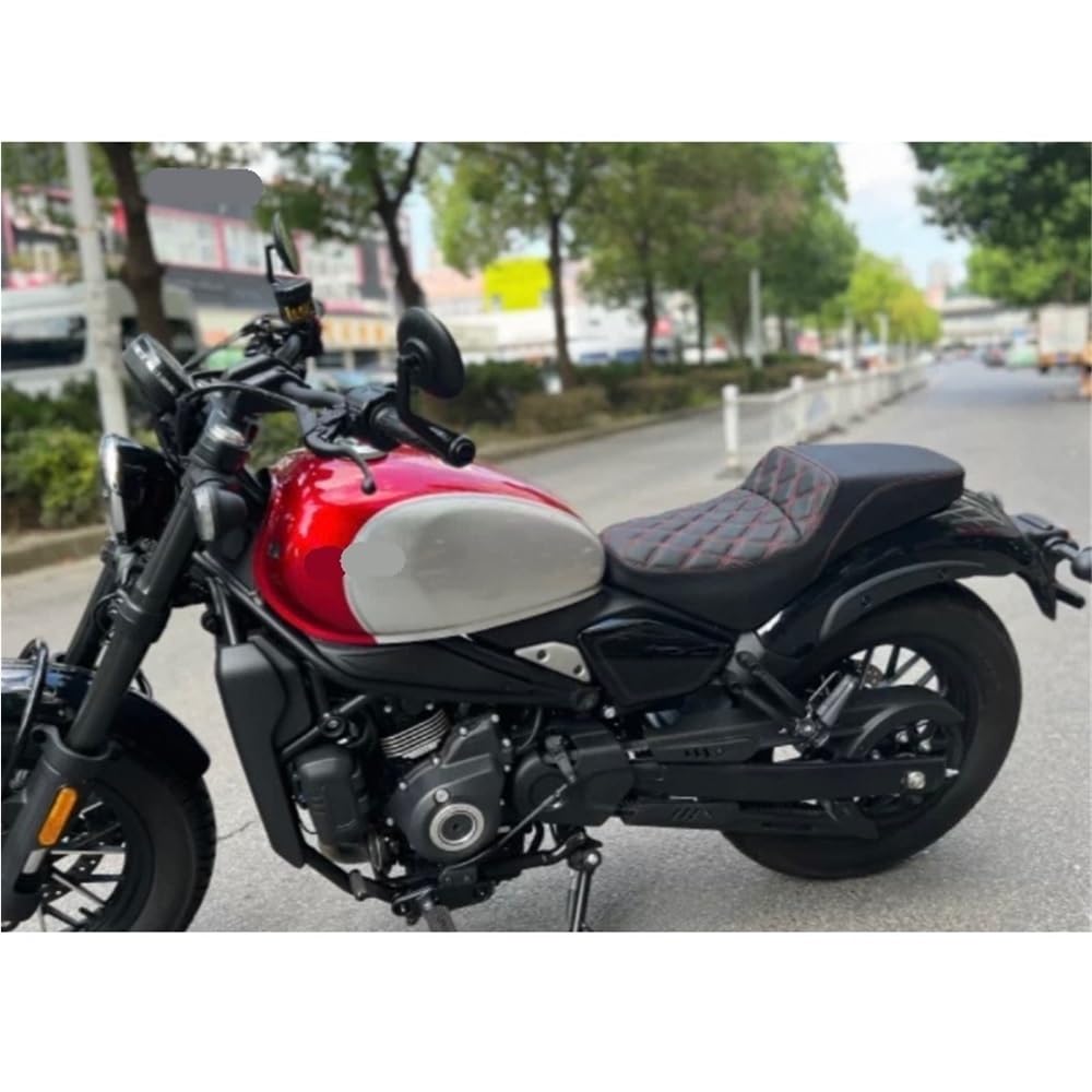 Moto Cuscino per sedile doppio quadrato piatto per moto