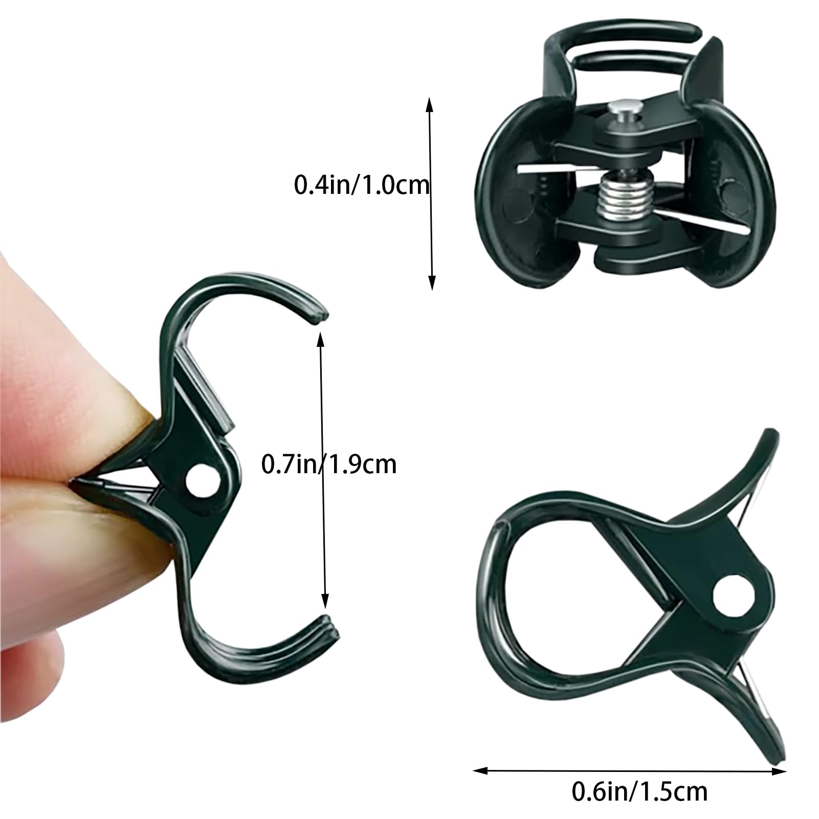 50 Clip Di Supporto Per Piante Riutilizzabili - Fermagli Per Steli Di Pomodori, Orchidee E Piante Rampicanti - Raddrizzatori Per Viti E Orto - 5
