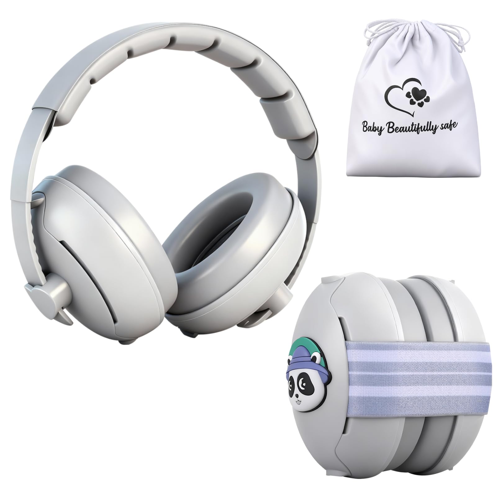 Zocipro 2-in-1 Baby Earmuffs