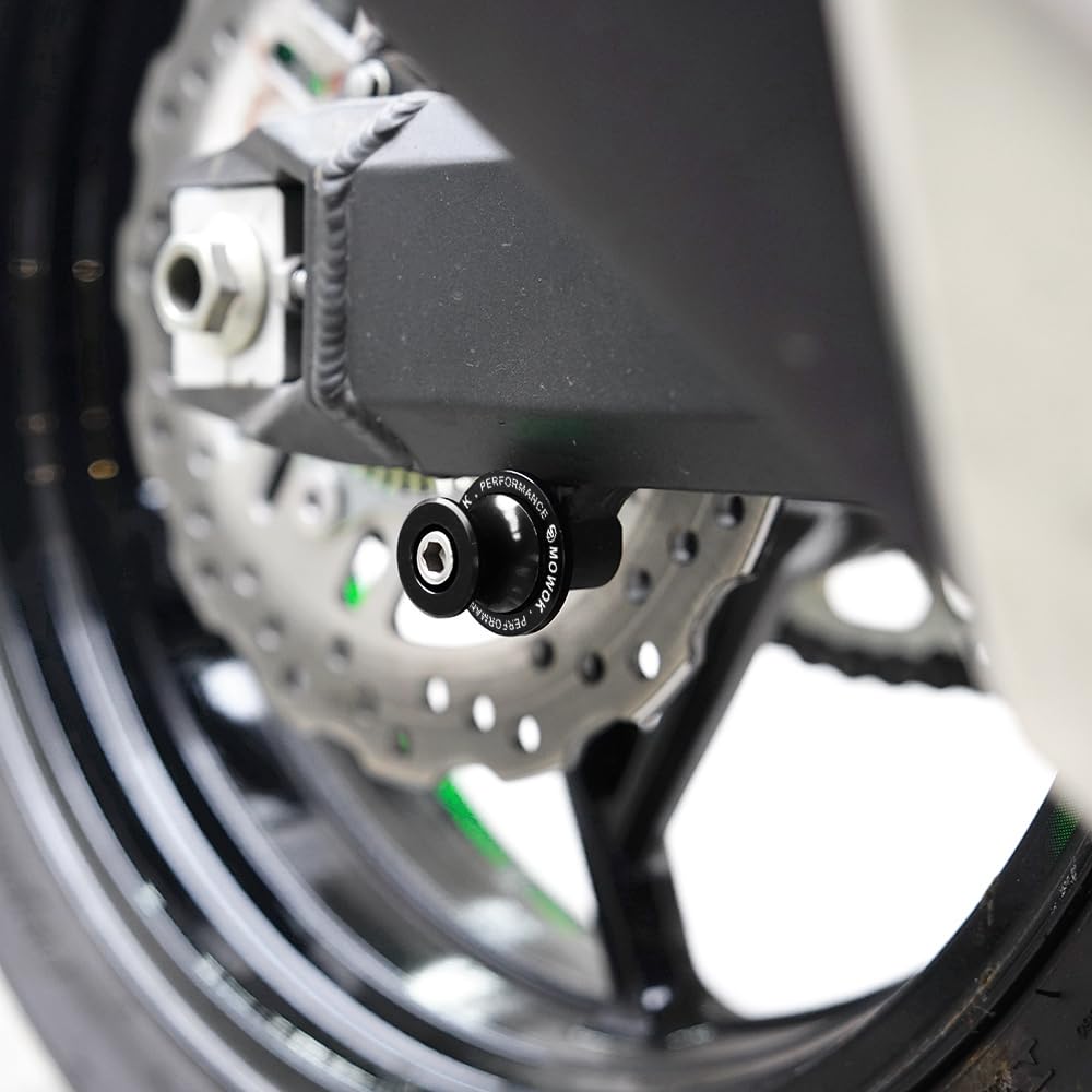 M6 suwaki wahacza diabole uchwyt motocyklowy śruba do MT09 MT10 MT25 R7 R1 R6 R9 FZ1 FZ6 FZ8 TRACER 7 9 GT XSR900 Tenere700 Benelli TRK 502 702 X kwiecień lia RS6600Czarny (Black)