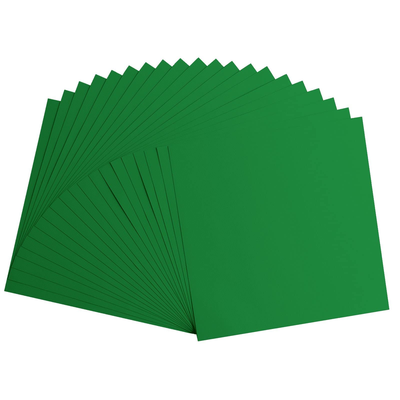 Florence Cardstock Textured - Coloured Card Making Supplies 12 X 12 Inch - Green - 20 Sheets - Coloured Paper For Scrapbooking, Card Making, Die Cutting And Paper Crafts - 216 Gsm - Lime