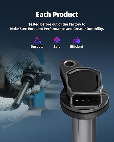 Vista 718 de ECCPP Bobinas de encendido portátiles de repuesto para automóvil compatibles con Infiniti I30/para Nissan Maxima 3.0L V6 2000-2001 Reemplazo