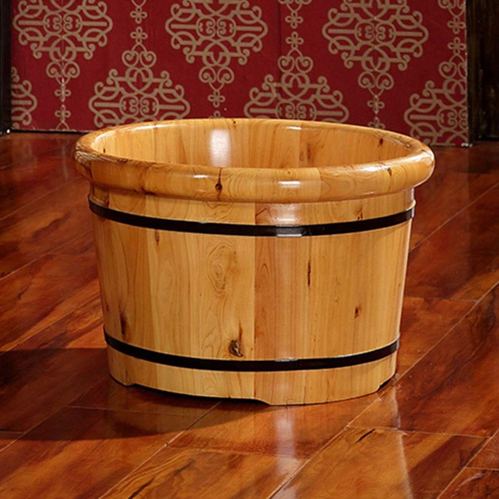 Vasca per pediluvio in Legno con Secchio per pediluvio, Vasca per pediluvio massaggiante, vaschetta per pediluvio per pediluvio, vaschetta per pediluvio per pediluvio. Lucky Star