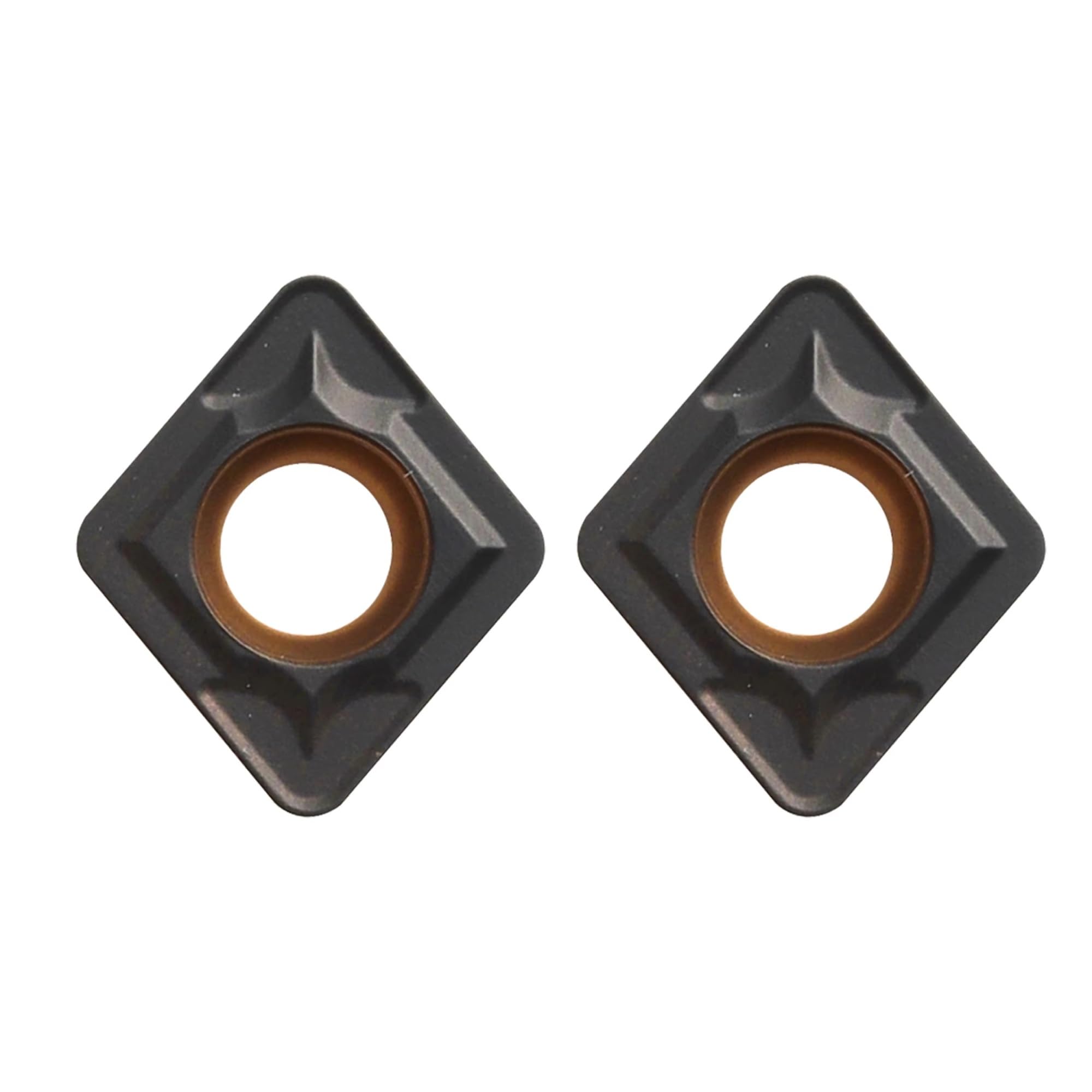 Inserts De Revêtement Bicolores En Losange Pour Tour, Lames Coupe D'évacuation Puces Lisses, 10 Pièces(CCMT120408 LF9218)