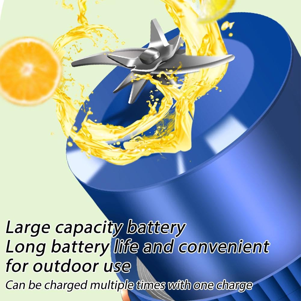 Vaso exprimidor inalámbrico portátil, vaso exprimidor eléctrico mejorado 2026 de 20 onzas, taza de jugo inalámbrica, para electrodomésticos portátiles, licuadora personal recargable para batidos